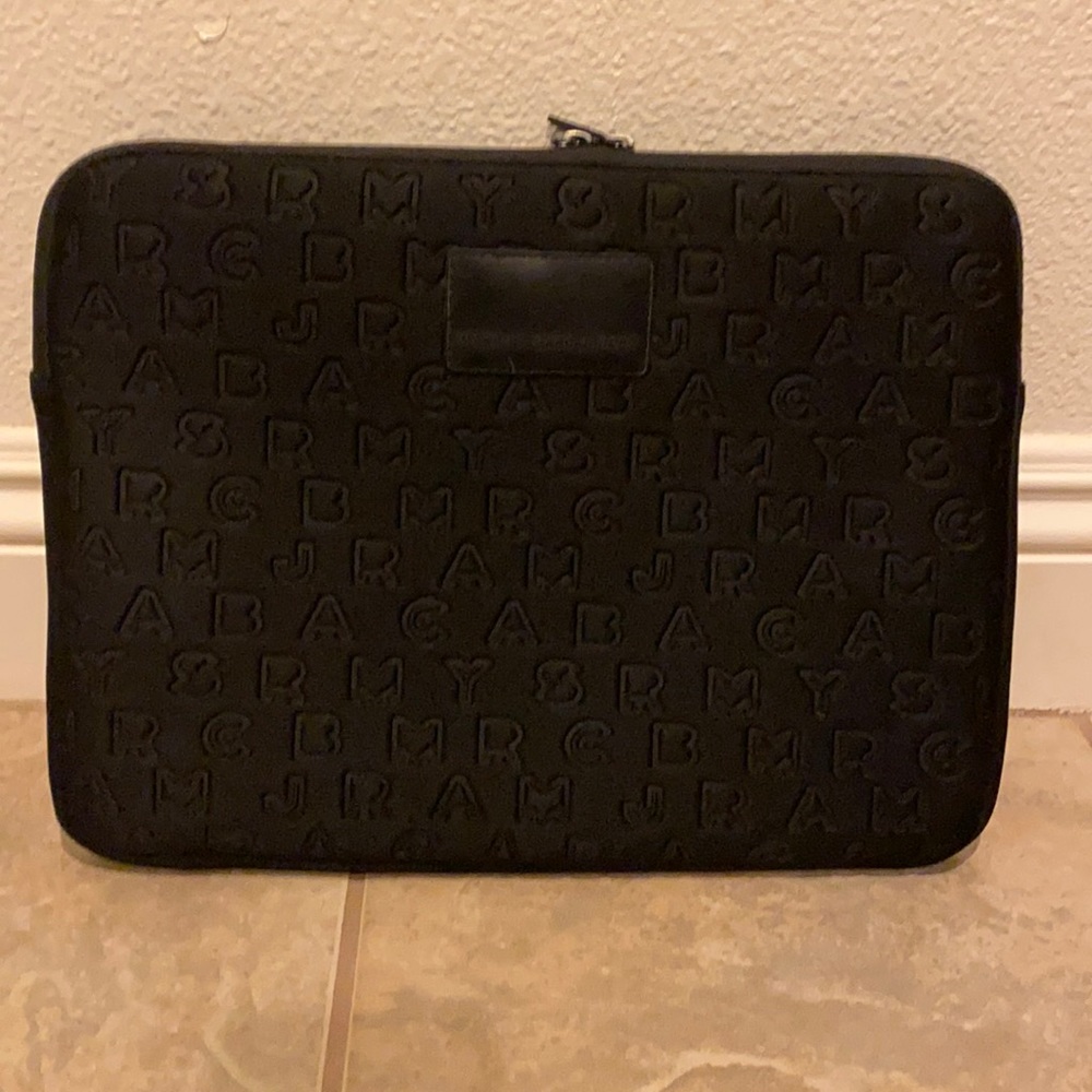 Marc by Marc Jacobs neoprene laptop case black